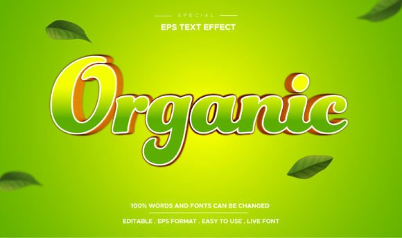 3D Organic Text Effect: A Versatile Tool for Creative Expression