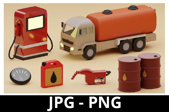 3d Rendered Gas Station Set: A Comprehensive Guide for Designers and Professionals