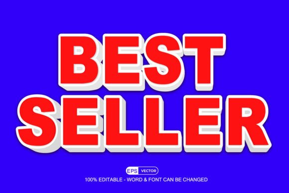 Best Seller 3D Editable Text Effect Vect for Creative and Professional Use