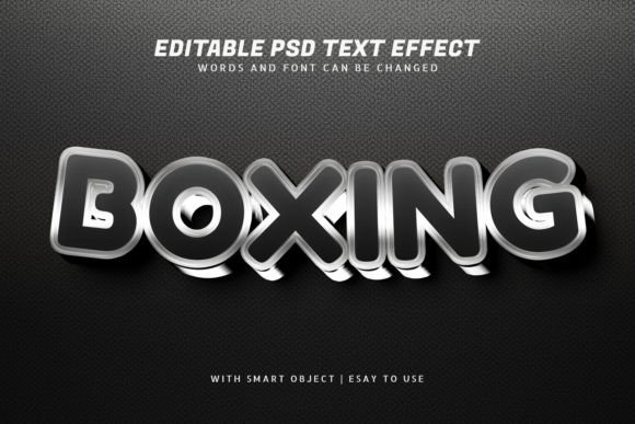 Boxing 3D Text Effect for Creative Projects