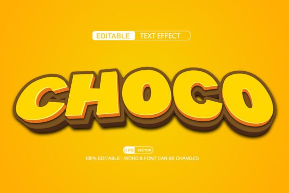 Choco Editable Text Effect Vector 3D Sty: A Game-Changer for Digital Designers