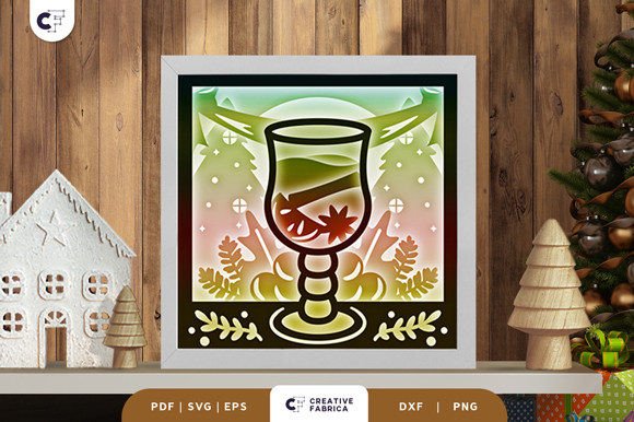 Christmas Punch 3D Shadow Box Paper Cut: A Creative Holiday Craft Option