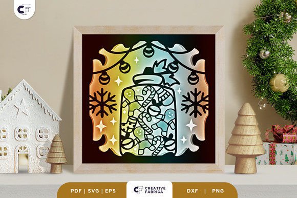 Cute Gingerbread 3D Shadow Box: A Strategic Craft for Creative Expression