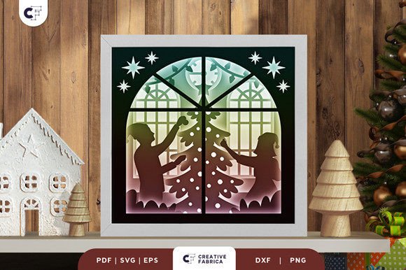 Decorating Christmas Tree 3D Shadow Box: A Creative Way to Spread Holiday Cheer