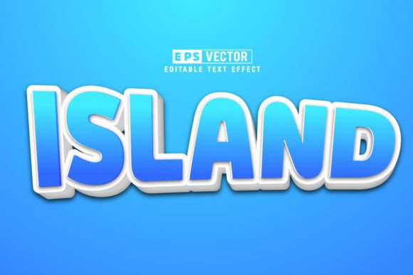 Island Editable Text Effect Vector 3d St: A Versatile Tool for Creative Expression