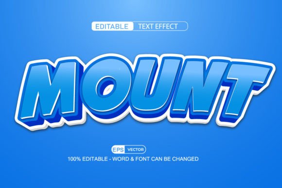 Mount Editable Text Effect Vector 3d Sty: A Powerful Tool for Creative Workflows