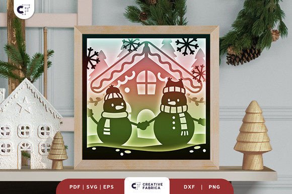 Mr and Mrs Snowman 3D Shadow Box: A Creative Winter Craft for All