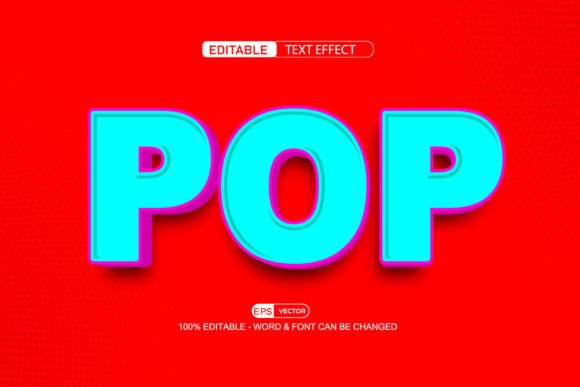 Revolutionizing Design: The Power of Pop 3D Editable Text Effect Vector