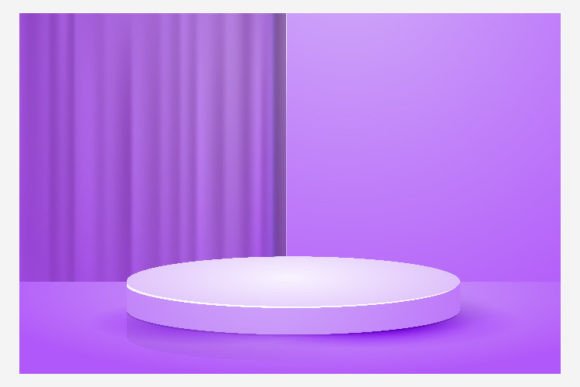 Soft Purple 3D Abstract Background