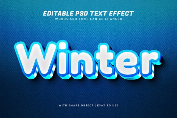 Winter 3d Text Effect: A Versatile and Professional Design Tool